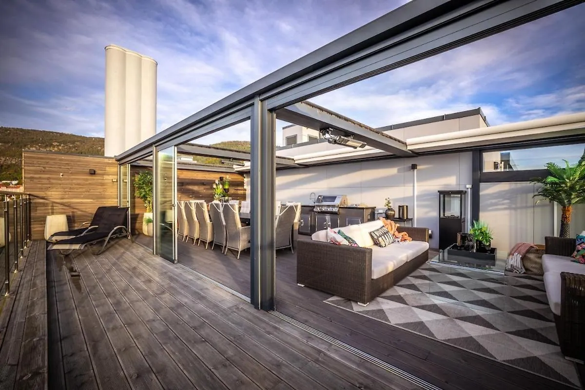 Exclusive Penthouse With Bryggen Views I Must See Bergen 0*,