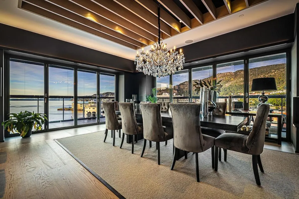 Apartament Exclusive Penthouse With Bryggen Views I Must See Bergen
