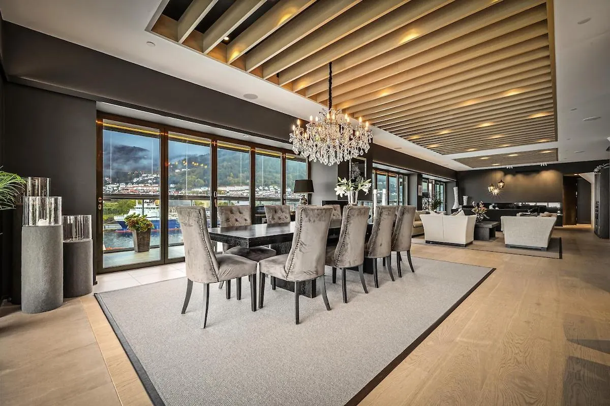 Exclusive Penthouse With Bryggen Views I Must See Bergen 0*,