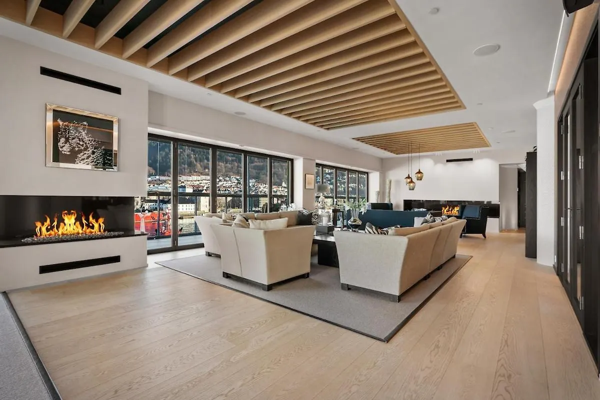 Exclusive Penthouse With Bryggen Views I Must See Bergen Apartament